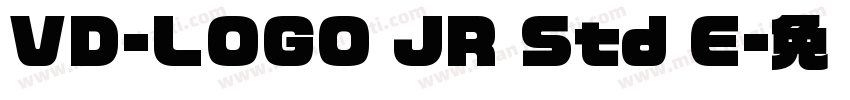 VD-LOGO JR Std E字体转换